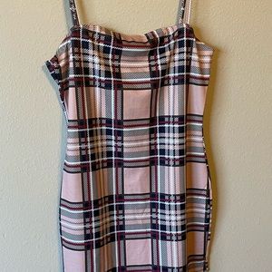 SHEIN Plaid Dress